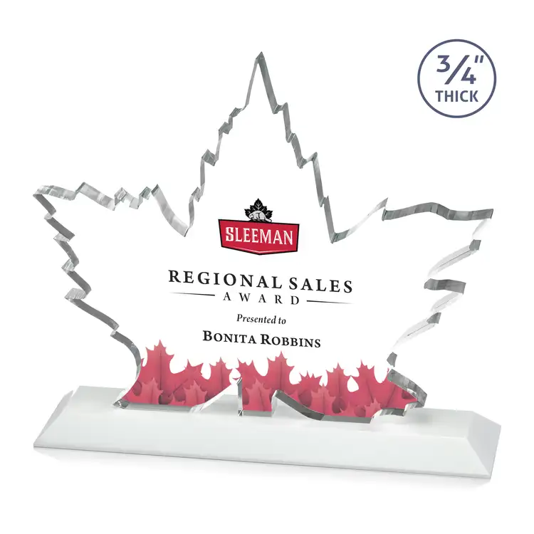 Maple Leaf Award - Starfire Crystal - Multicolor #8