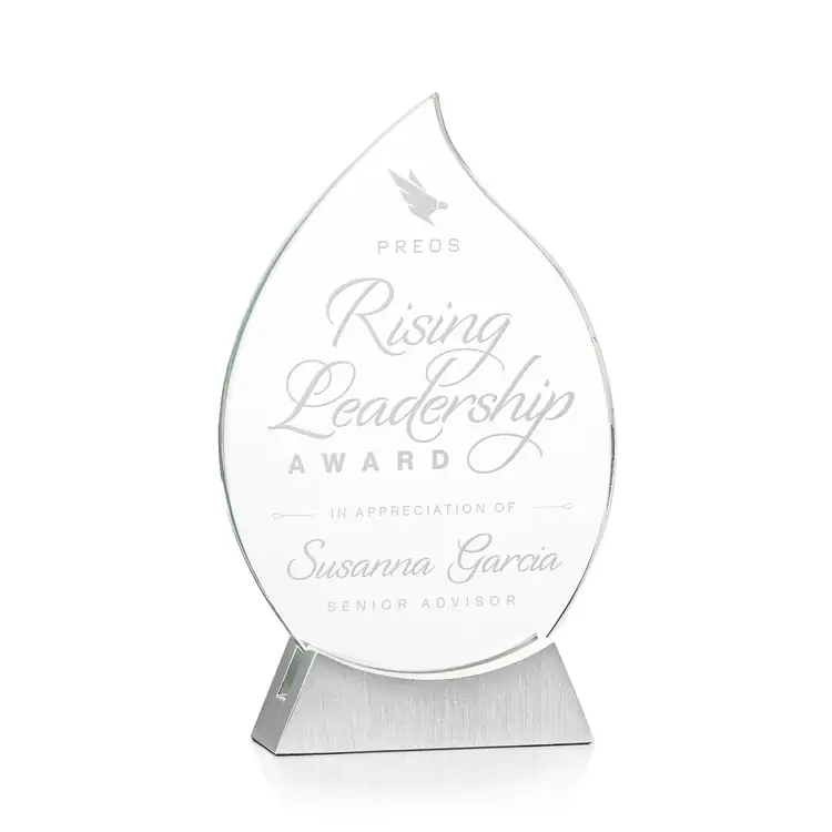 Carmack Flame Starfire Crystal Award #2