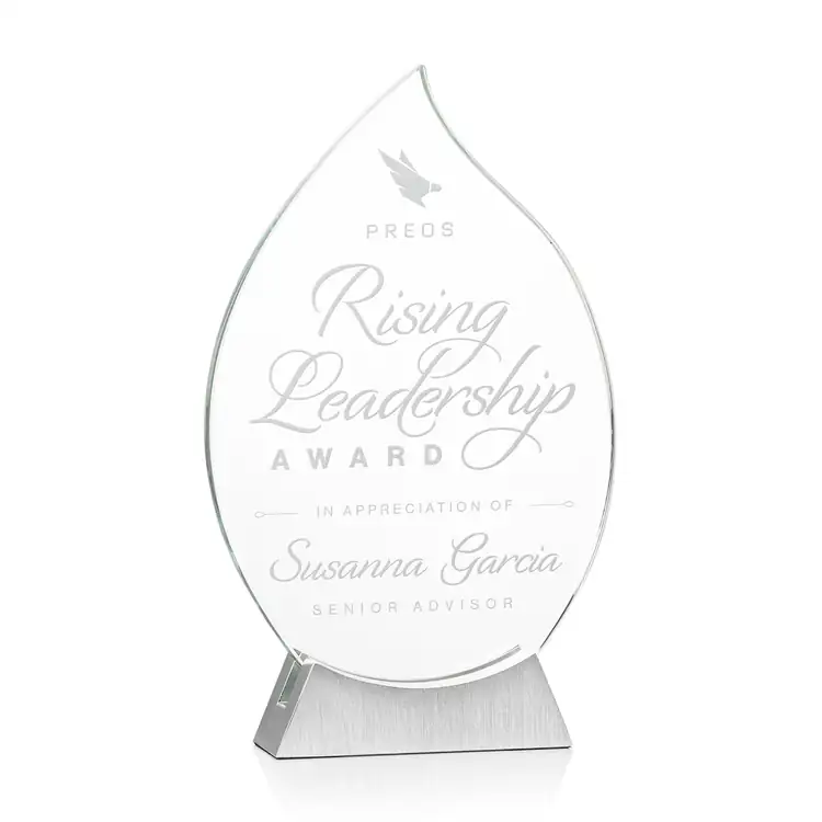 Carmack Flame Starfire Crystal Award #3