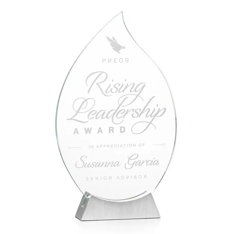 Carmack Flame Starfire Crystal Award #4