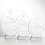 Trophée flamme Carmack en cristal Starfire