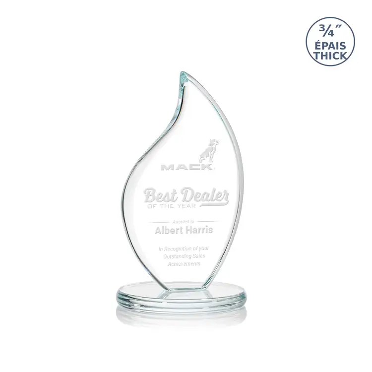 Odessy Flame Starfire Crystal Award #2