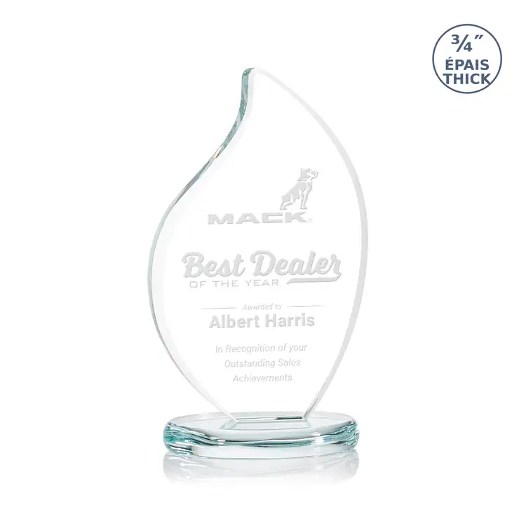 Odessy Flame Starfire Crystal Award #3