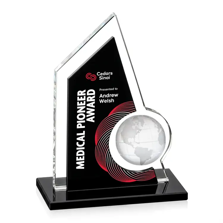 Adalina Globe Starfire Crystal Award - Multicolor #2