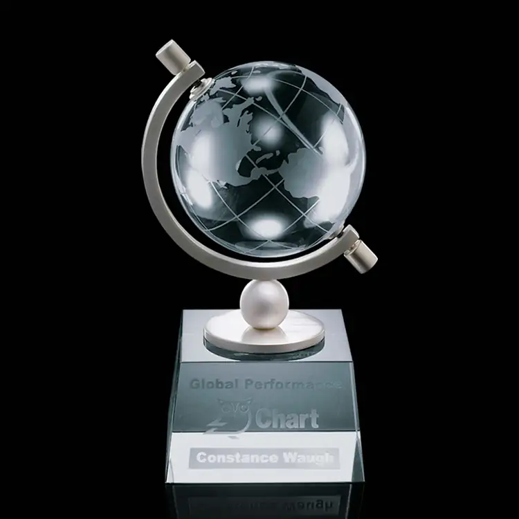 Trophée globe Ashbrook - Gravure