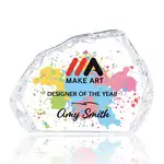 Aspen Iceberg Optical Crystal Award - Multicolor