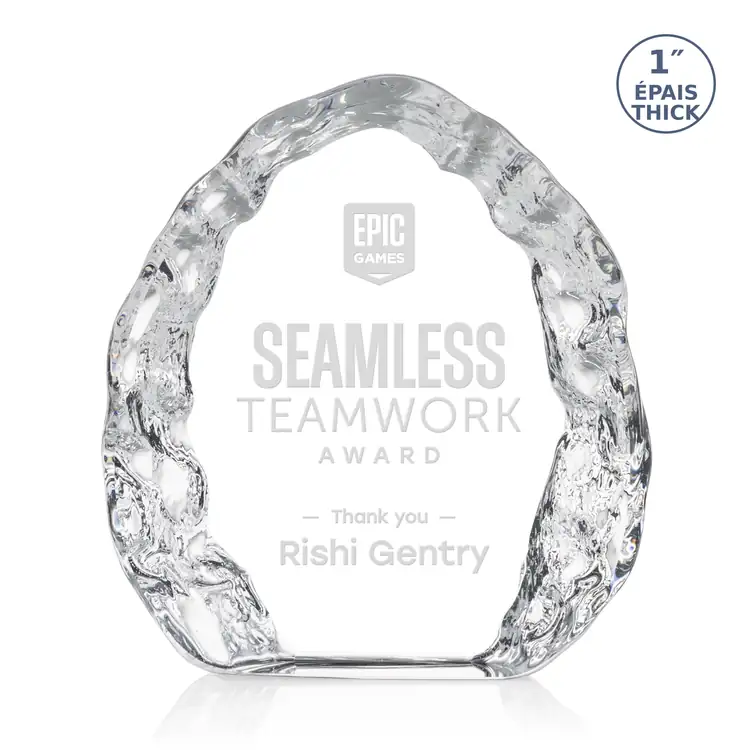 Trophée iceberg Naughton en cristal optique