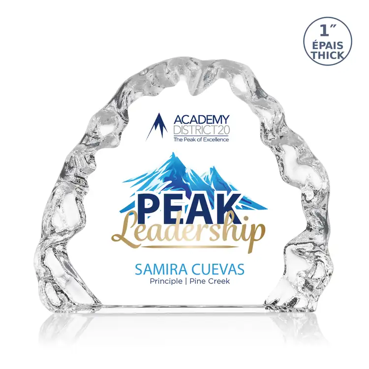 Spence Optical Crystal Iceberg Award - Multicolor