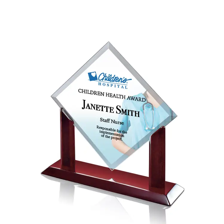 Carradine Diamond Starfire Crystal Award Multicolor #2