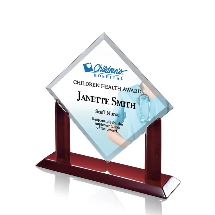Carradine Diamond Starfire Crystal Award Multicolor #3