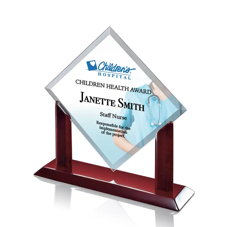 Carradine Diamond Starfire Crystal Award Multicolor #4