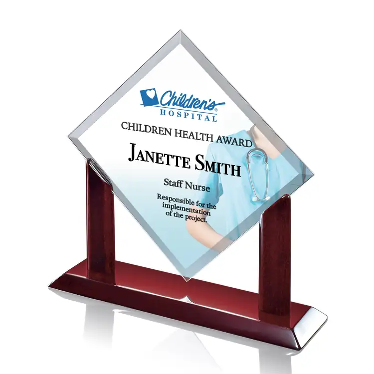 Carradine Diamond Starfire Crystal Award Multicolor #5