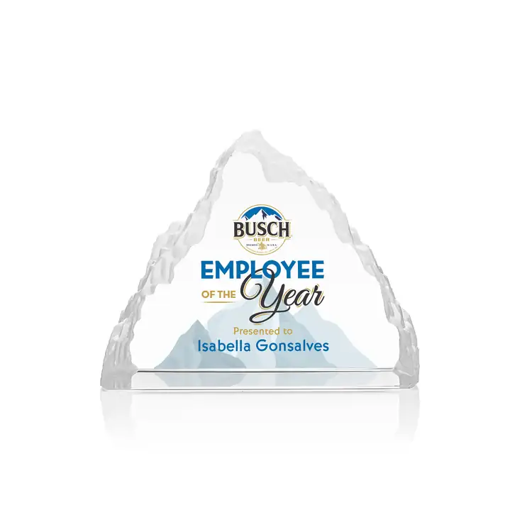 Vermont Mountain Crystal Award - Multicolor #2
