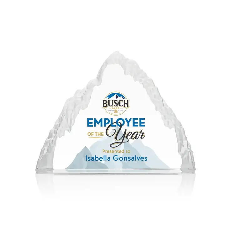 Vermont Mountain Crystal Award - Multicolor #3