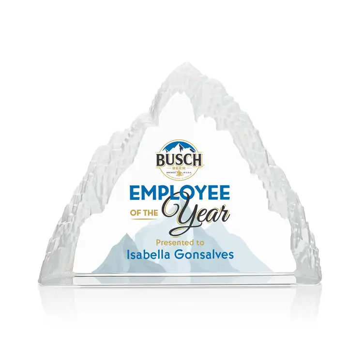 Vermont Mountain Crystal Award - Multicolor #4