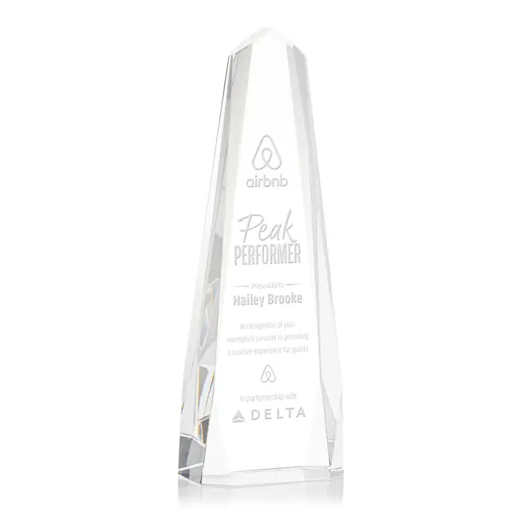 Geneva Optical Crystal Obelisk Award #4