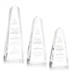 Trophée obélisque Geneva en cristal optique