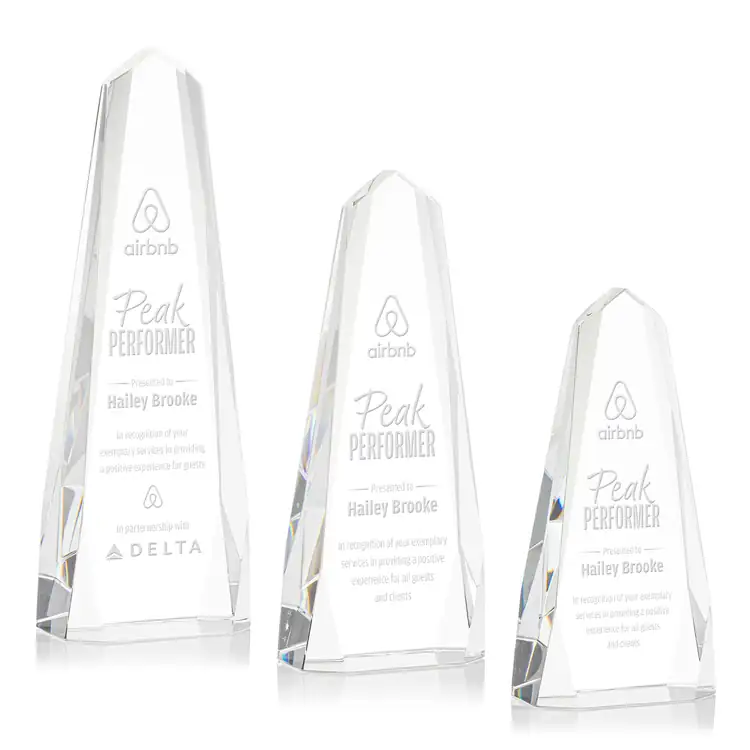 Geneva Optical Crystal Obelisk Award