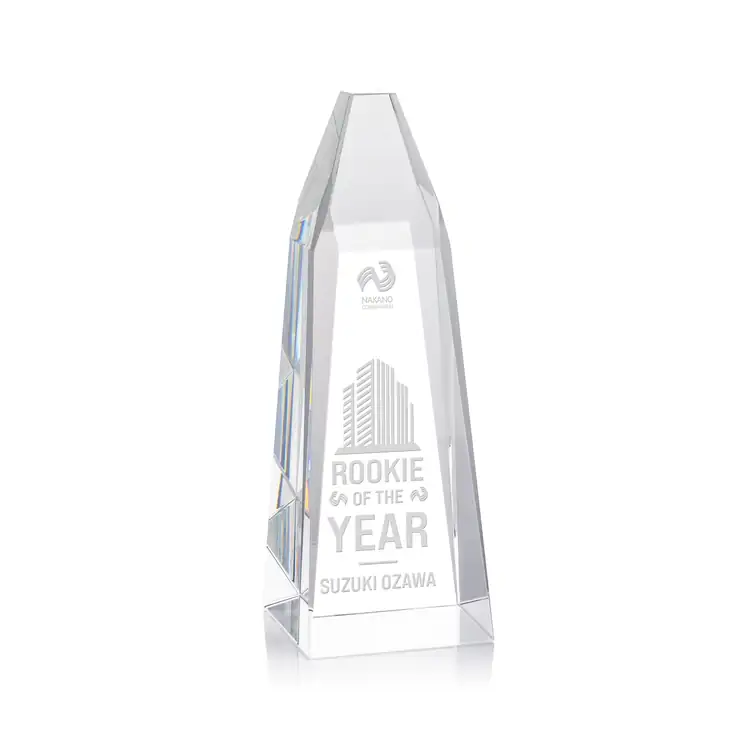 Heritage Optical Crystal Obelisk Award #2