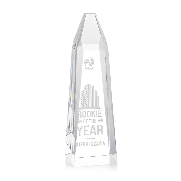 Heritage Optical Crystal Obelisk Award #3