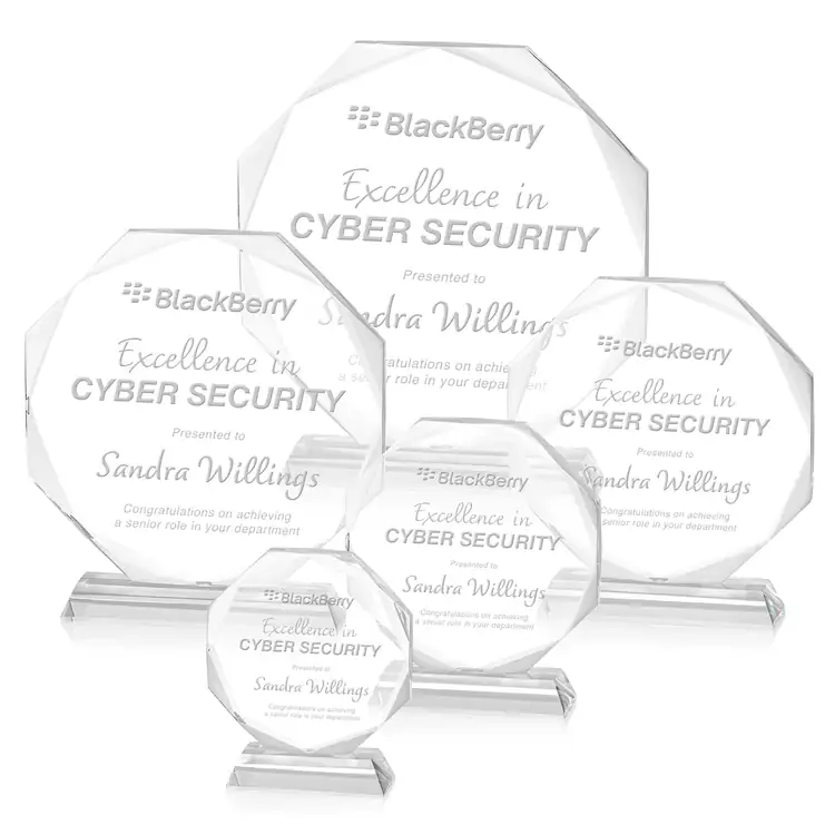 Kenton Octagonal Acrylic Award