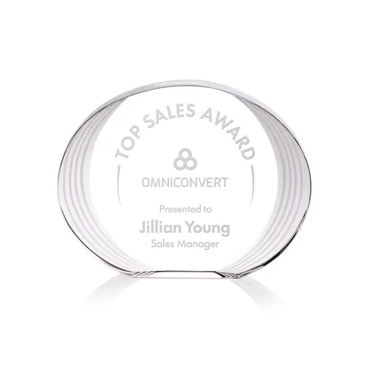 Sheraton Oval Optical Crystal Award #2