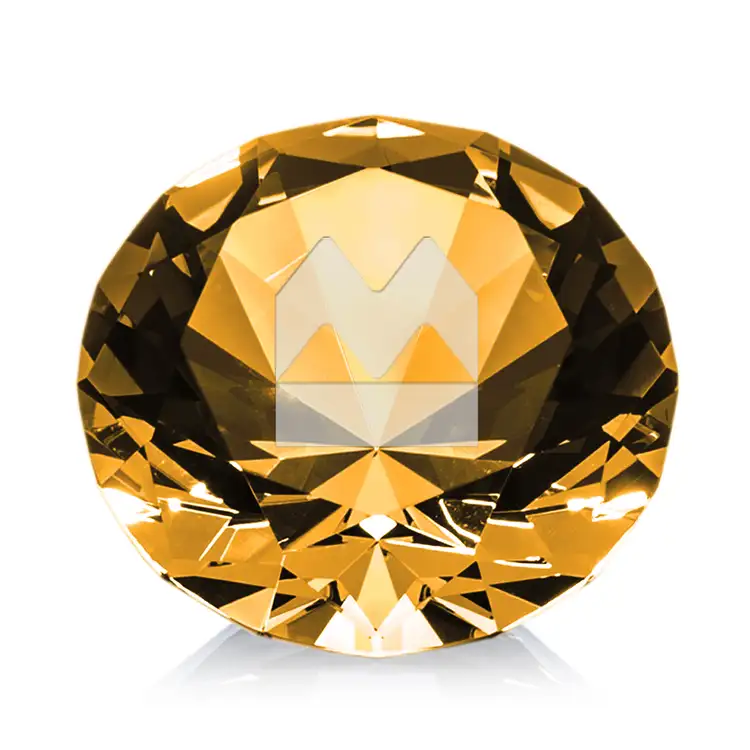 Optical Gemstone Award - Optical Crystal - Engraved #3