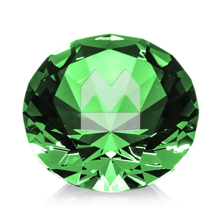 Optical Gemstone Award - Optical Crystal - Engraved #4