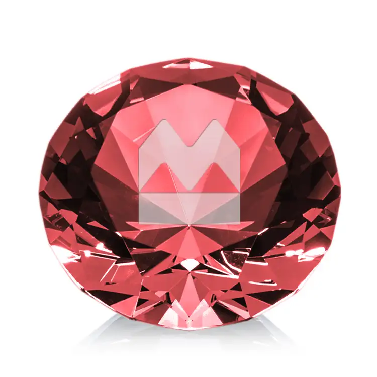 Optical Gemstone Award - Optical Crystal - Engraved #5
