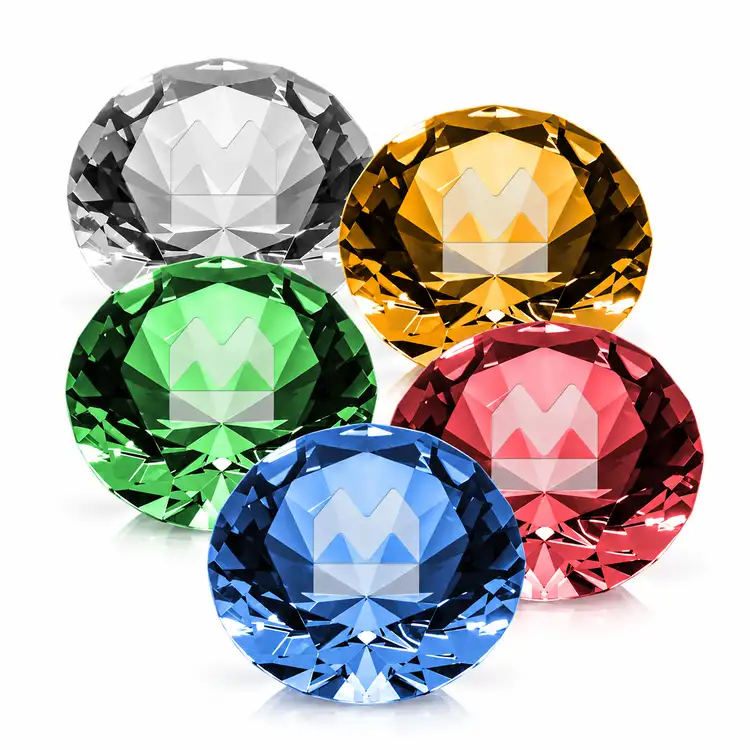 Optical Gemstone Award - Optical Crystal - Engraved