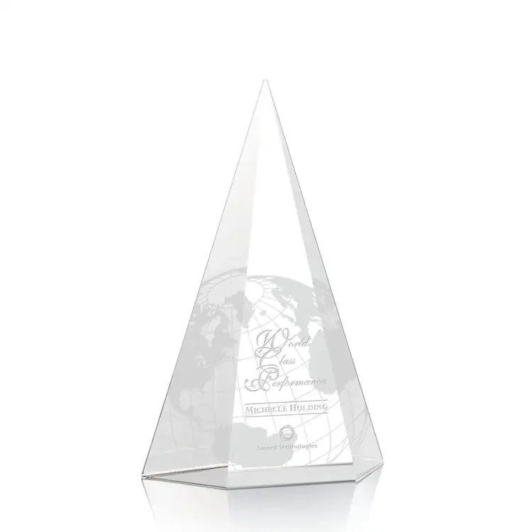 Baum Peak Crystal Award - Deep Etch #2