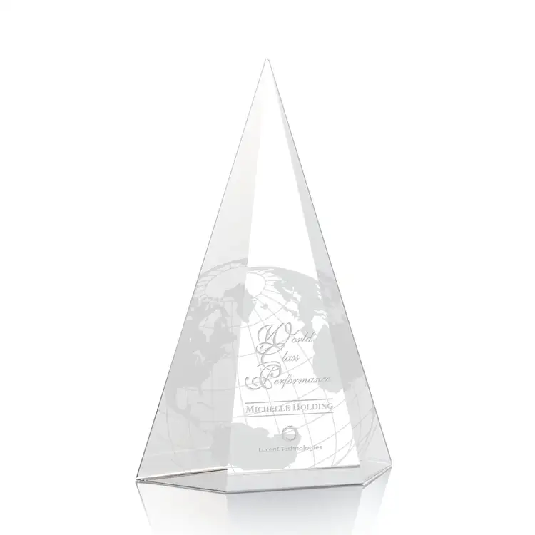 Baum Peak Crystal Award - Deep Etch #3