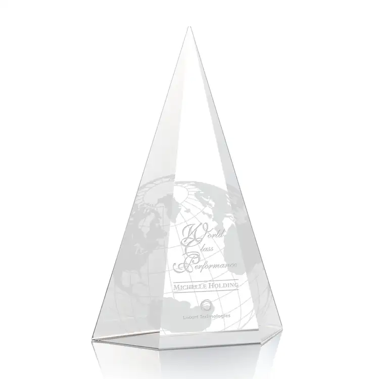 Baum Peak Crystal Award - Deep Etch #4