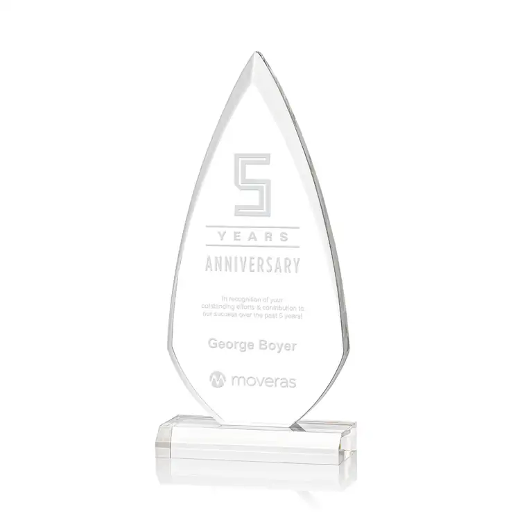 Vanderbilt Arrowhead Acrylic Award - Laser Engraved #3