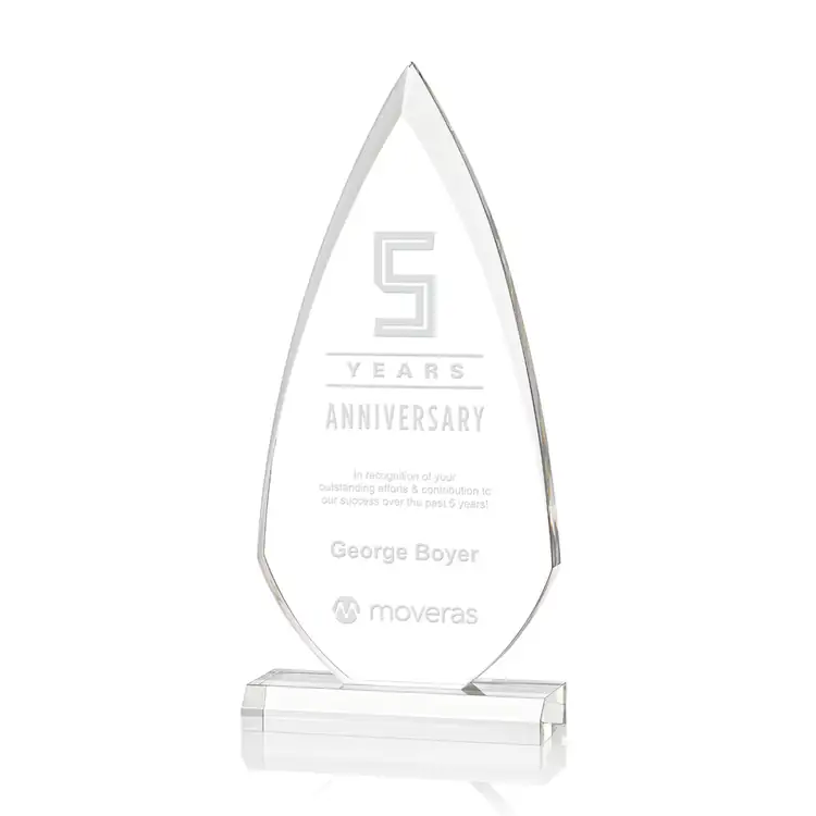 Vanderbilt Arrowhead Acrylic Award - Laser Engraved #4