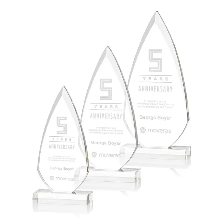 Vanderbilt Arrowhead Acrylic Award - Laser Engraved