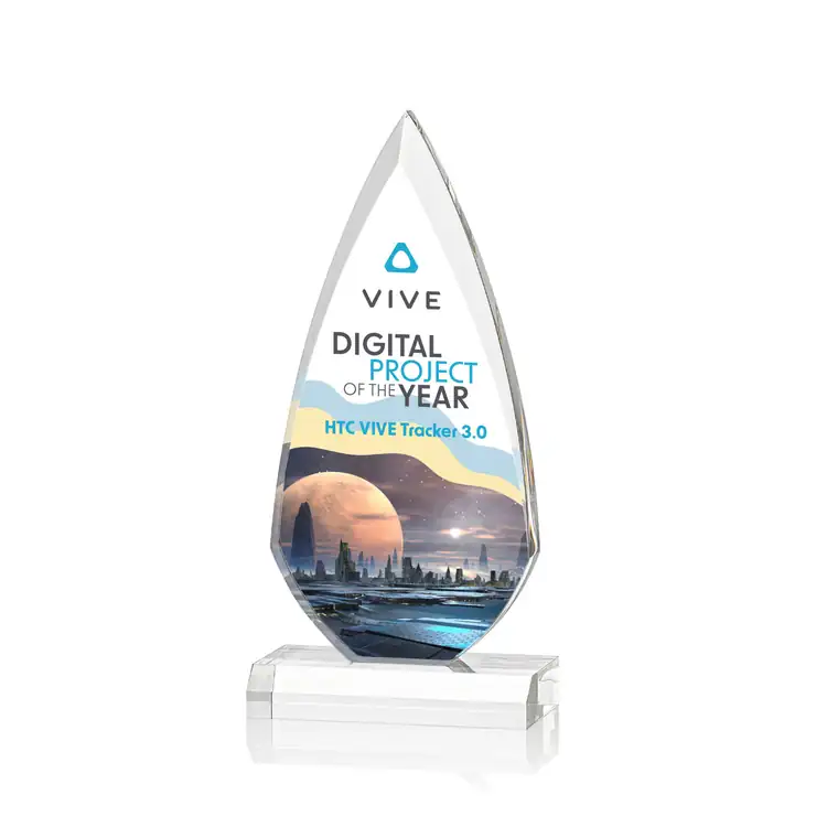 Vanderbilt Arrowhead Acrylic Award - Multicolor #2