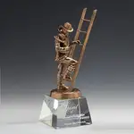 Trophée pompier avec enfant