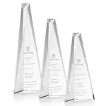 Trophée prisme Belize en cristal optique - Gravure