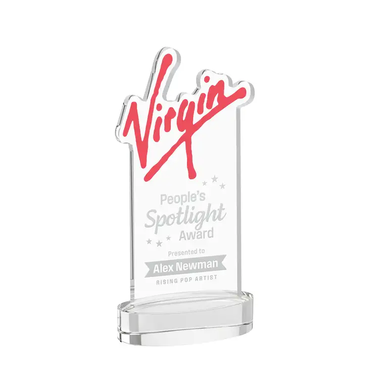 EdgeCraft Rectangle Award on Alberton Base - Deep Etch #11