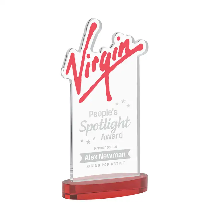 EdgeCraft Rectangle Award on Alberton Base - Deep Etch #34