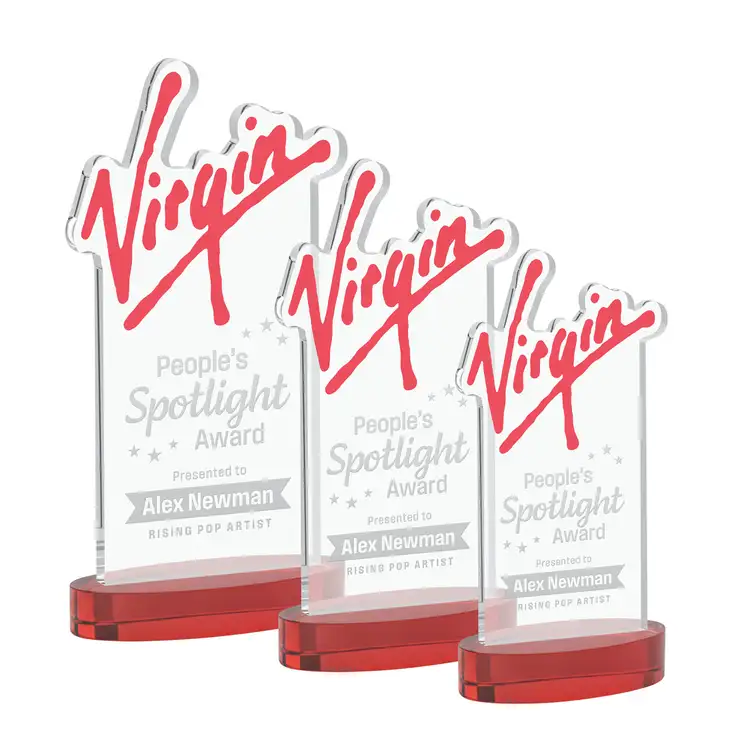 EdgeCraft Rectangle Award on Alberton Base - Deep Etch #9