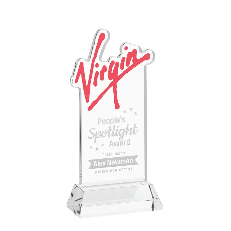 EdgeCraft Rectangle Award on Hartford Base - Deep Etch #12