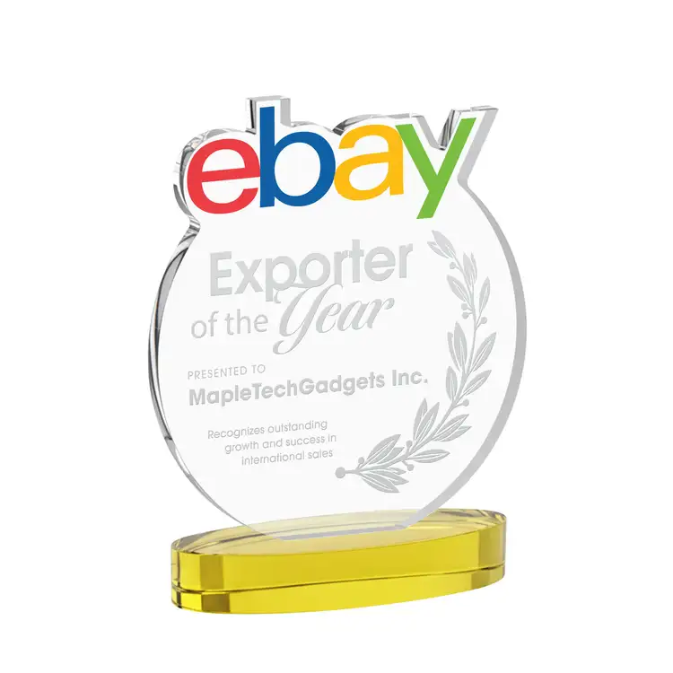 EdgeCraft Round Award on Alberton Base - Deep Etch #19