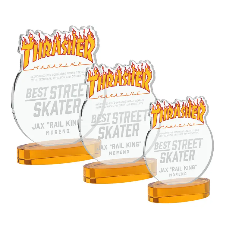 EdgeCraft Round Award on Alberton Base - Deep Etch #2