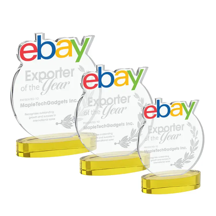 EdgeCraft Round Award on Alberton Base - Deep Etch #4