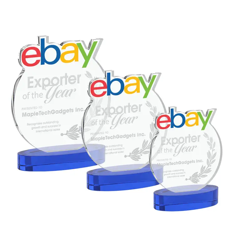 EdgeCraft Round Award on Alberton Base - Deep Etch #7