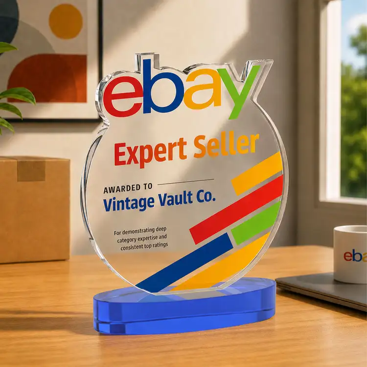EdgeCraft Round Award on Alberton Base - Multicolor #42
