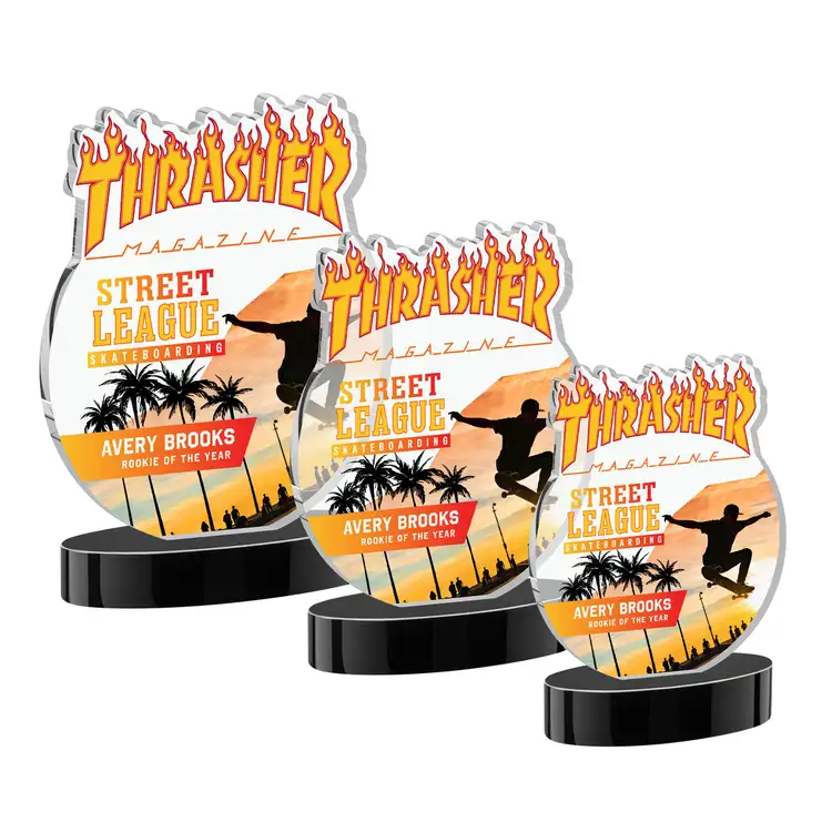 EdgeCraft Round Award on Alberton Base - Multicolor #6