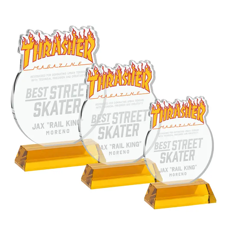 EdgeCraft Round Award on Hartford Base - Deep Etch #2